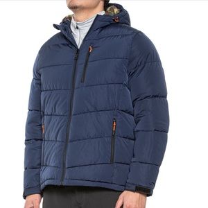 Outdoor Life Hooded Puffer Jacket - Insulated